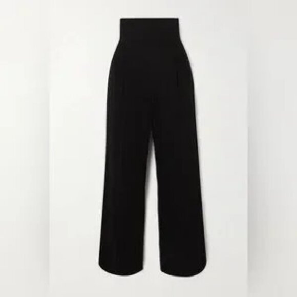 ❌ON HOLD❌ ALAIA COTTON GABARDINE TROUSERS IN BLACK - Picture 7 of 8